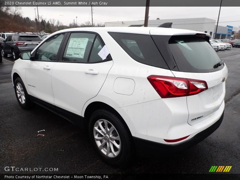 Summit White / Ash Gray 2020 Chevrolet Equinox LS AWD