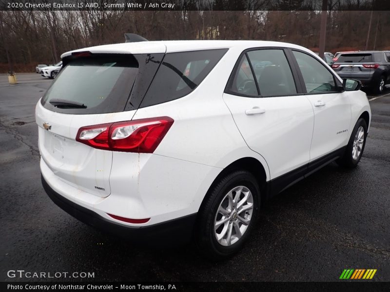 Summit White / Ash Gray 2020 Chevrolet Equinox LS AWD