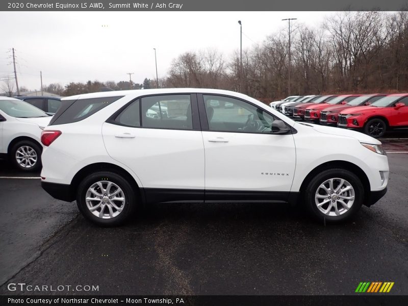 Summit White / Ash Gray 2020 Chevrolet Equinox LS AWD