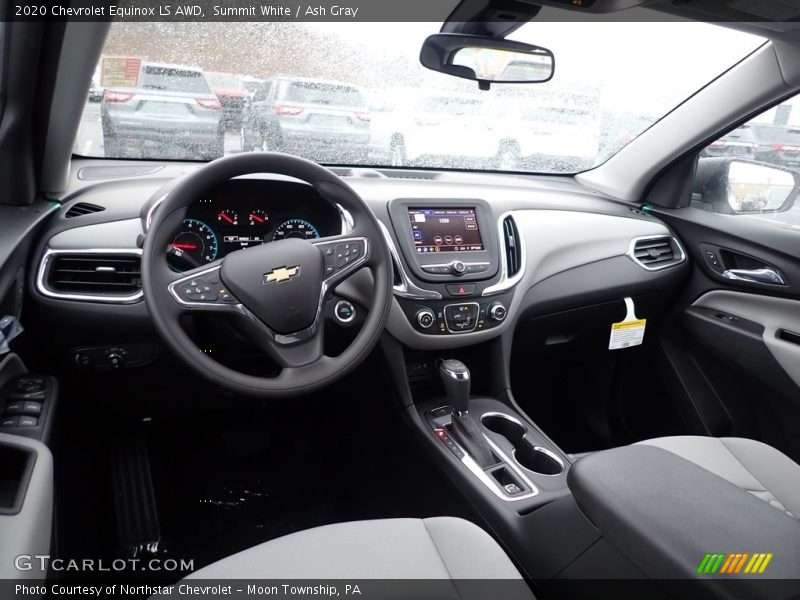 Summit White / Ash Gray 2020 Chevrolet Equinox LS AWD