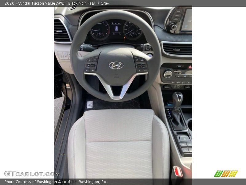Black Noir Pearl / Gray 2020 Hyundai Tucson Value AWD