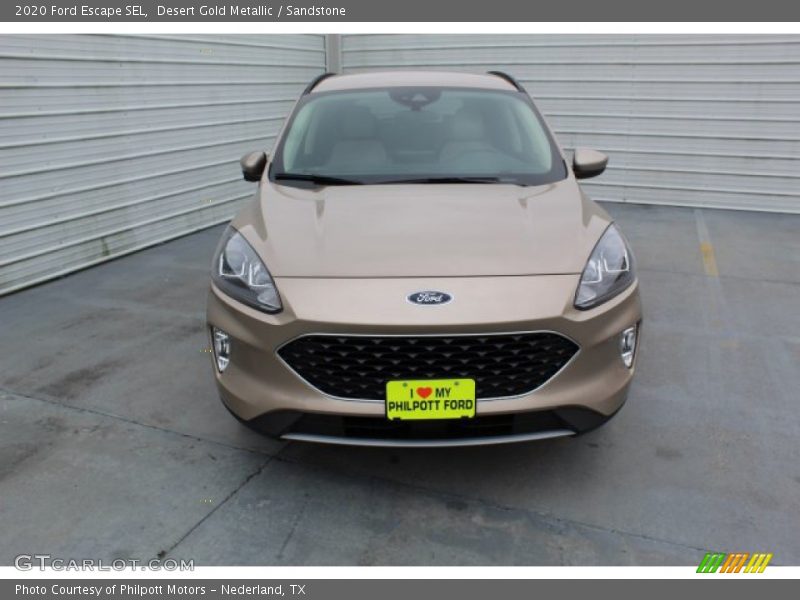 Desert Gold Metallic / Sandstone 2020 Ford Escape SEL