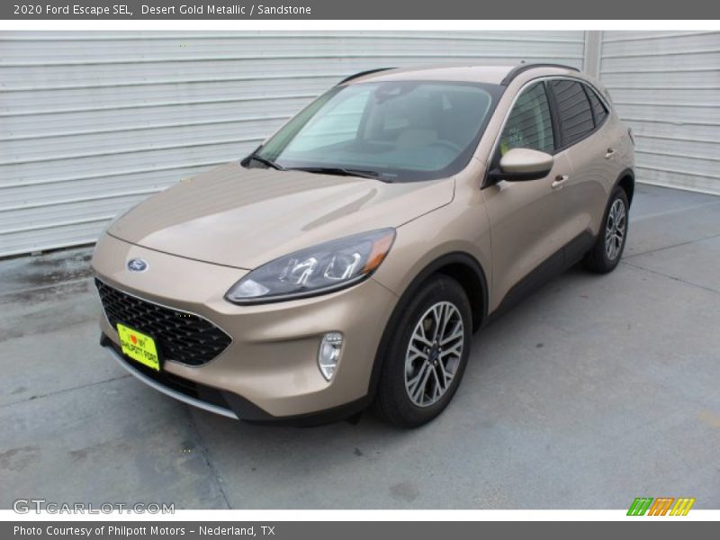 Desert Gold Metallic / Sandstone 2020 Ford Escape SEL