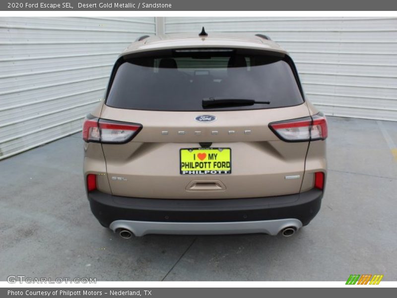 Desert Gold Metallic / Sandstone 2020 Ford Escape SEL