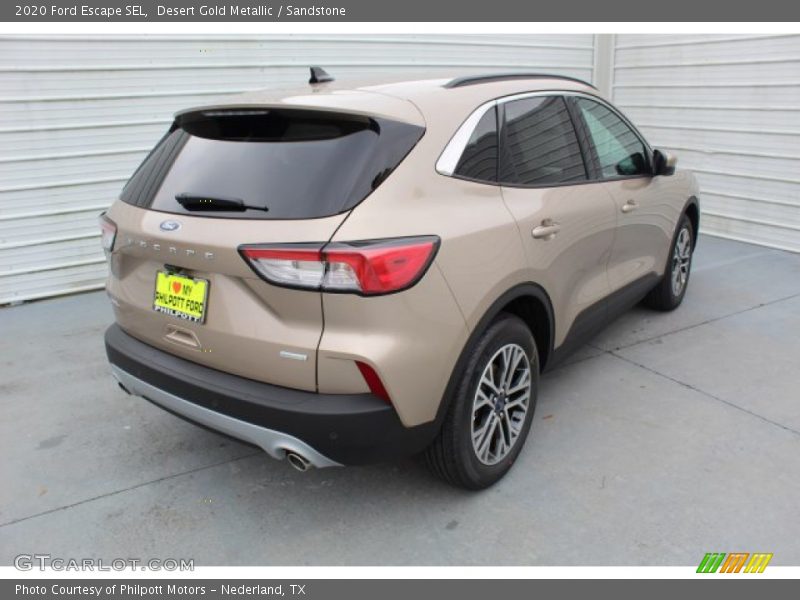 Desert Gold Metallic / Sandstone 2020 Ford Escape SEL