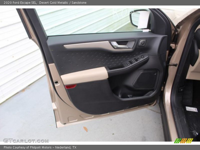 Desert Gold Metallic / Sandstone 2020 Ford Escape SEL