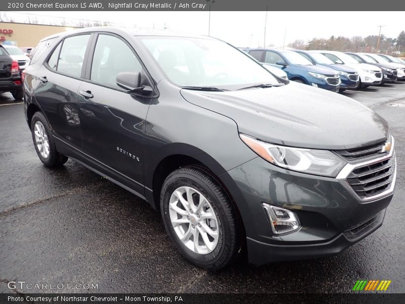 Nightfall Gray Metallic / Ash Gray 2020 Chevrolet Equinox LS AWD