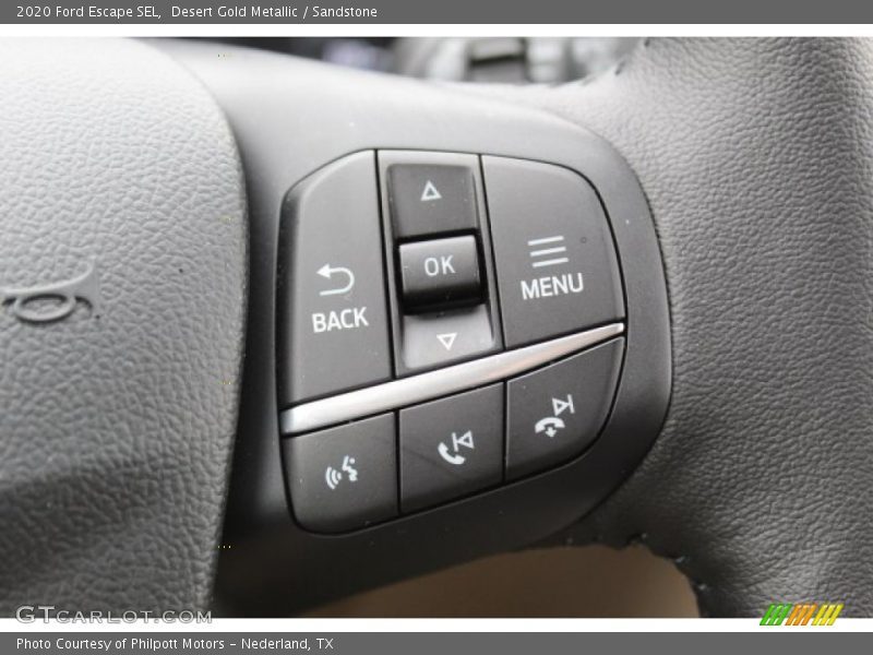 Desert Gold Metallic / Sandstone 2020 Ford Escape SEL