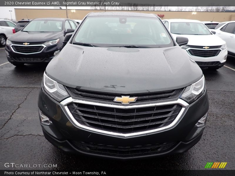 Nightfall Gray Metallic / Ash Gray 2020 Chevrolet Equinox LS AWD