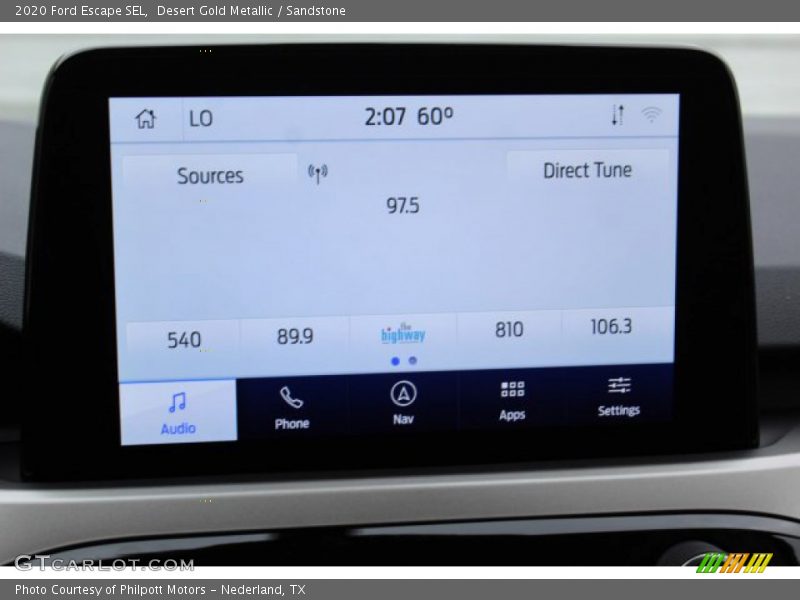 Desert Gold Metallic / Sandstone 2020 Ford Escape SEL