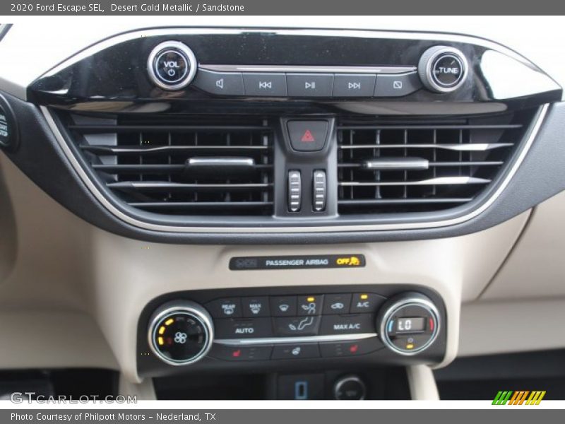 Desert Gold Metallic / Sandstone 2020 Ford Escape SEL