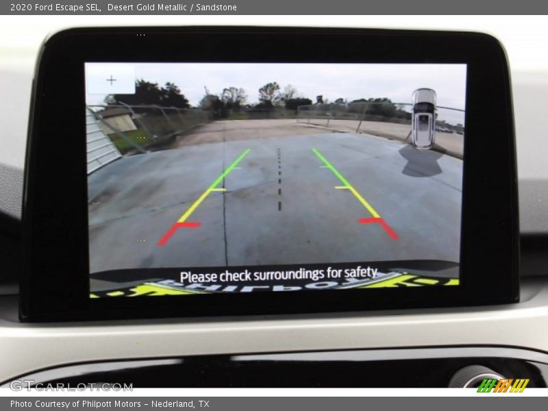 Desert Gold Metallic / Sandstone 2020 Ford Escape SEL
