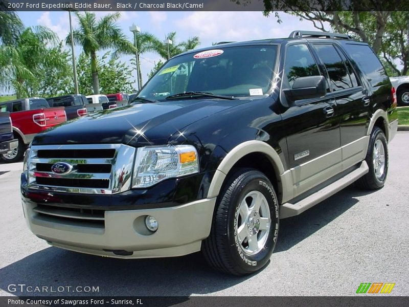 Black / Charcoal Black/Camel 2007 Ford Expedition Eddie Bauer