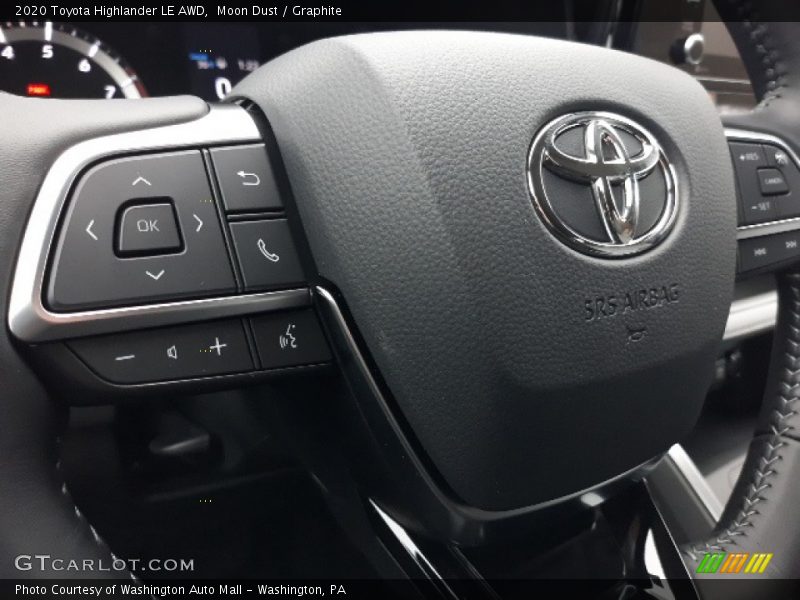 Moon Dust / Graphite 2020 Toyota Highlander LE AWD