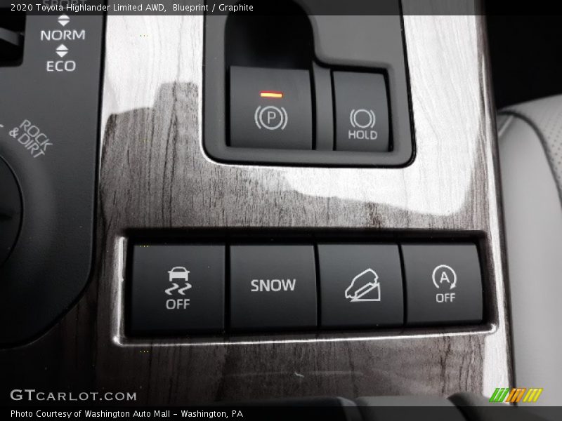 Controls of 2020 Highlander Limited AWD