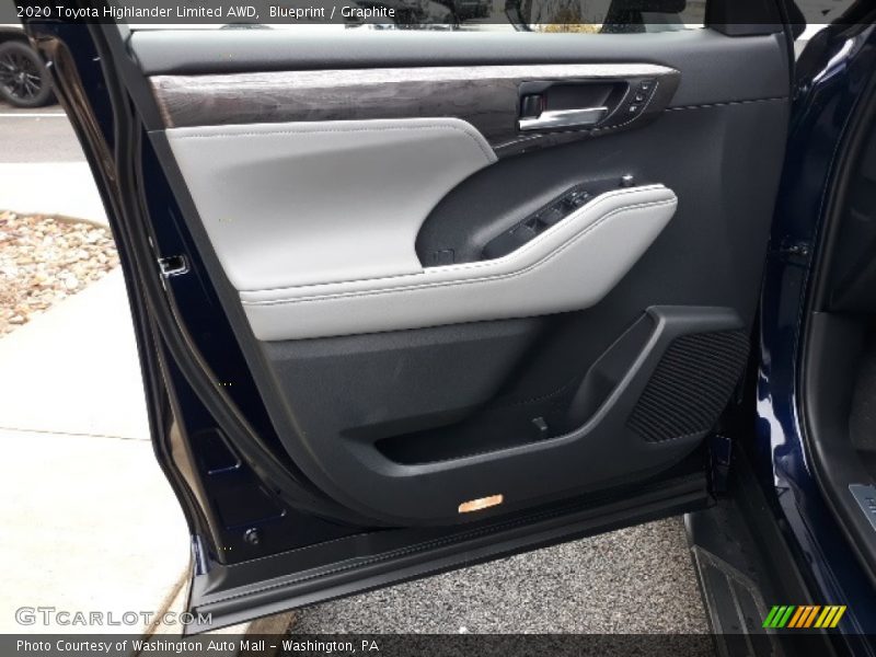 Door Panel of 2020 Highlander Limited AWD