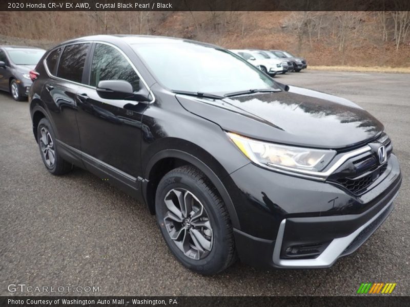 Crystal Black Pearl / Black 2020 Honda CR-V EX AWD