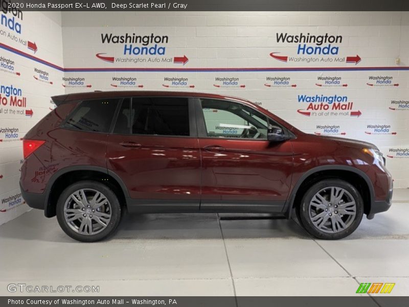 Deep Scarlet Pearl / Gray 2020 Honda Passport EX-L AWD