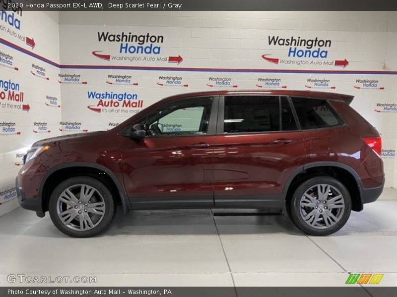 Deep Scarlet Pearl / Gray 2020 Honda Passport EX-L AWD