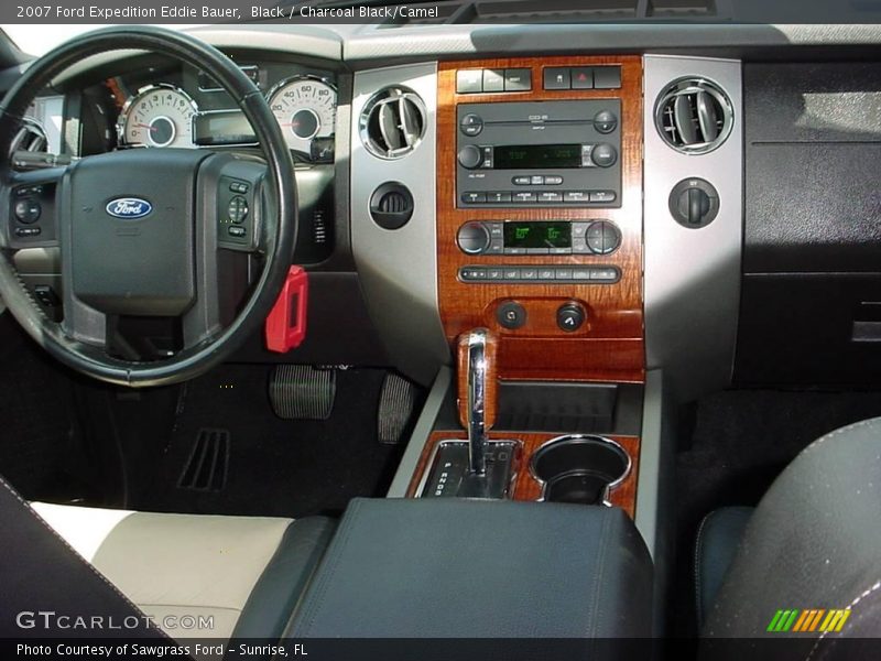 Black / Charcoal Black/Camel 2007 Ford Expedition Eddie Bauer
