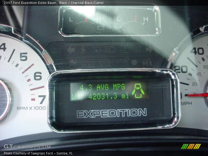 Black / Charcoal Black/Camel 2007 Ford Expedition Eddie Bauer