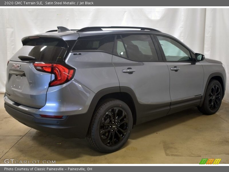 Satin Steel Metallic / Jet Black 2020 GMC Terrain SLE