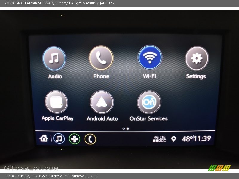 Ebony Twilight Metallic / Jet Black 2020 GMC Terrain SLE AWD