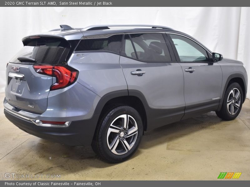 Satin Steel Metallic / Jet Black 2020 GMC Terrain SLT AWD