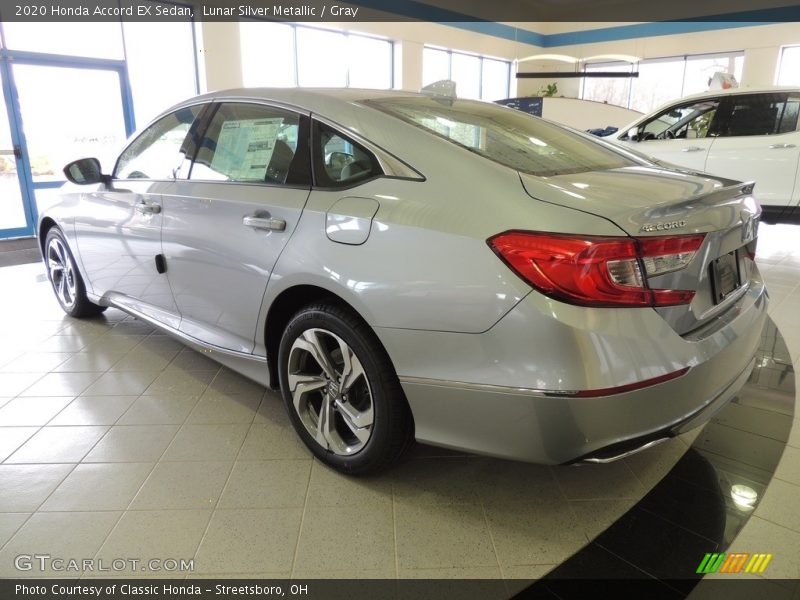 Lunar Silver Metallic / Gray 2020 Honda Accord EX Sedan