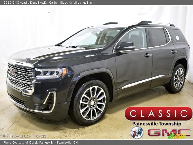 Carbon Black Metallic / Jet Black 2020 GMC Acadia Denali AWD