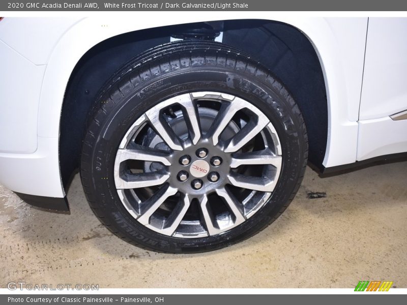 White Frost Tricoat / Dark Galvanized/Light Shale 2020 GMC Acadia Denali AWD