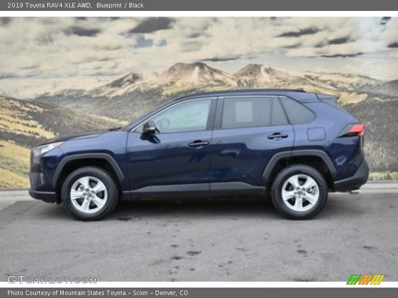 Blueprint / Black 2019 Toyota RAV4 XLE AWD