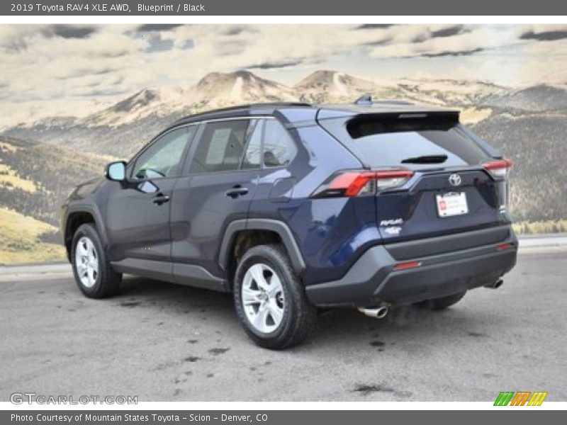 Blueprint / Black 2019 Toyota RAV4 XLE AWD