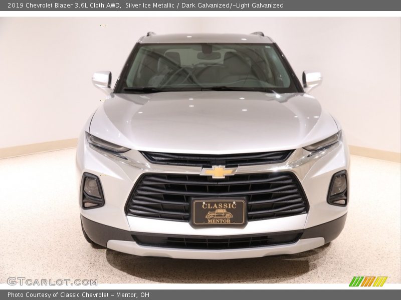 Silver Ice Metallic / Dark Galvanized/­Light Galvanized 2019 Chevrolet Blazer 3.6L Cloth AWD