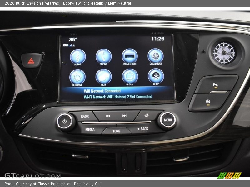 Ebony Twilight Metallic / Light Neutral 2020 Buick Envision Preferred