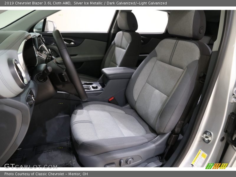 Silver Ice Metallic / Dark Galvanized/­Light Galvanized 2019 Chevrolet Blazer 3.6L Cloth AWD