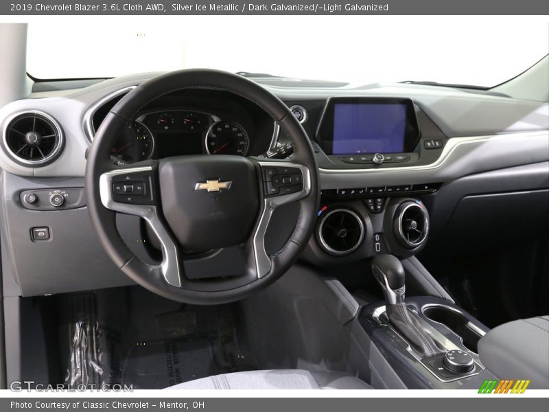 Silver Ice Metallic / Dark Galvanized/­Light Galvanized 2019 Chevrolet Blazer 3.6L Cloth AWD