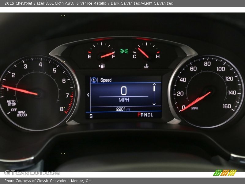 Silver Ice Metallic / Dark Galvanized/­Light Galvanized 2019 Chevrolet Blazer 3.6L Cloth AWD