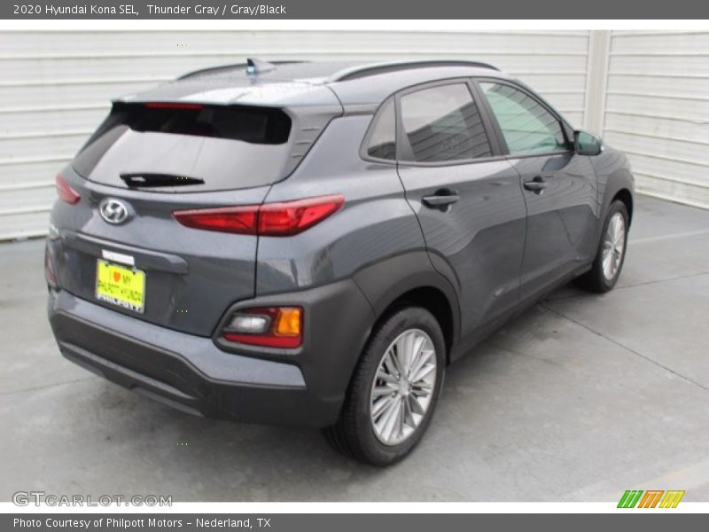 Thunder Gray / Gray/Black 2020 Hyundai Kona SEL
