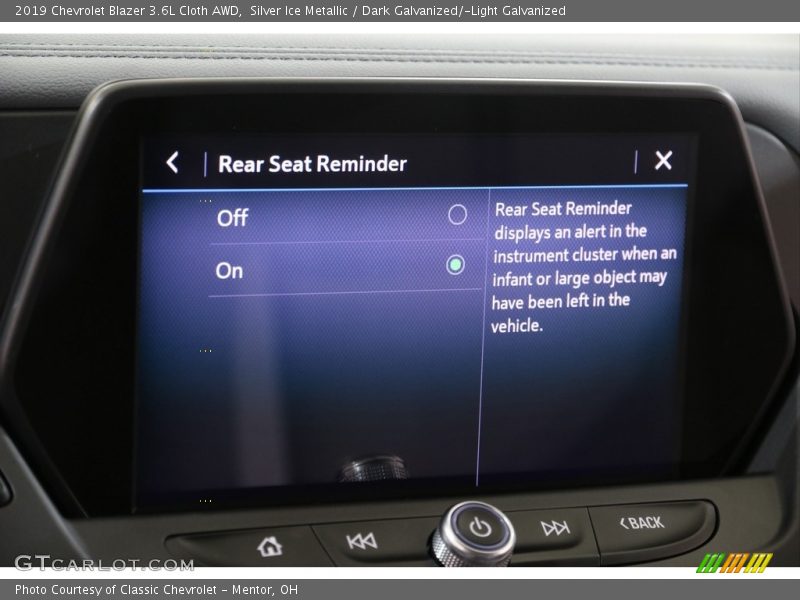 Silver Ice Metallic / Dark Galvanized/­Light Galvanized 2019 Chevrolet Blazer 3.6L Cloth AWD