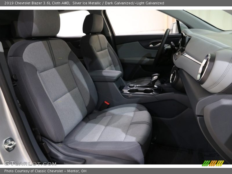 Silver Ice Metallic / Dark Galvanized/­Light Galvanized 2019 Chevrolet Blazer 3.6L Cloth AWD