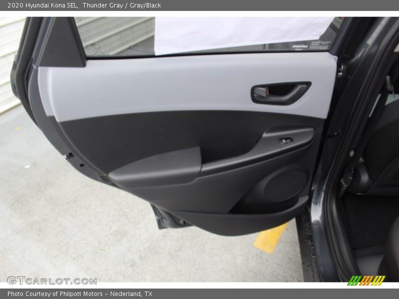 Thunder Gray / Gray/Black 2020 Hyundai Kona SEL