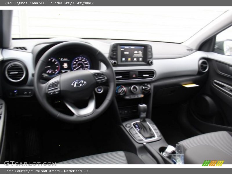 Thunder Gray / Gray/Black 2020 Hyundai Kona SEL