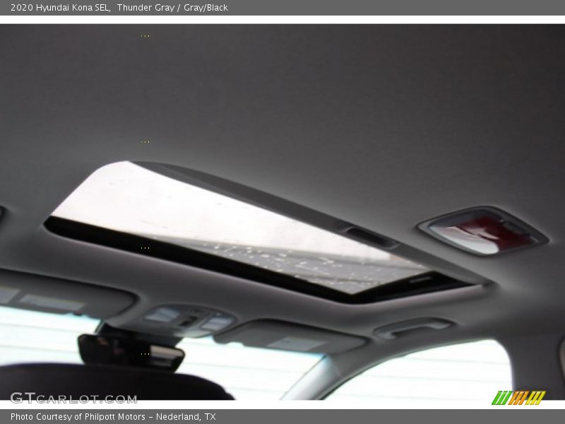 Thunder Gray / Gray/Black 2020 Hyundai Kona SEL