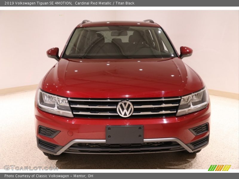 Cardinal Red Metallic / Titan Black 2019 Volkswagen Tiguan SE 4MOTION