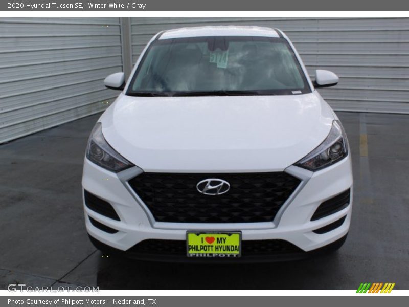 Winter White / Gray 2020 Hyundai Tucson SE