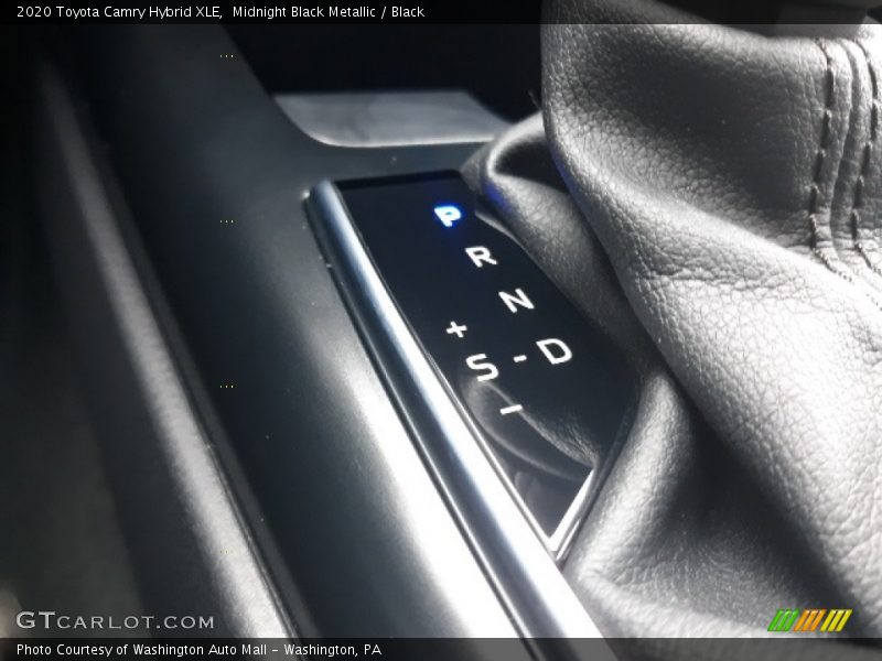Midnight Black Metallic / Black 2020 Toyota Camry Hybrid XLE