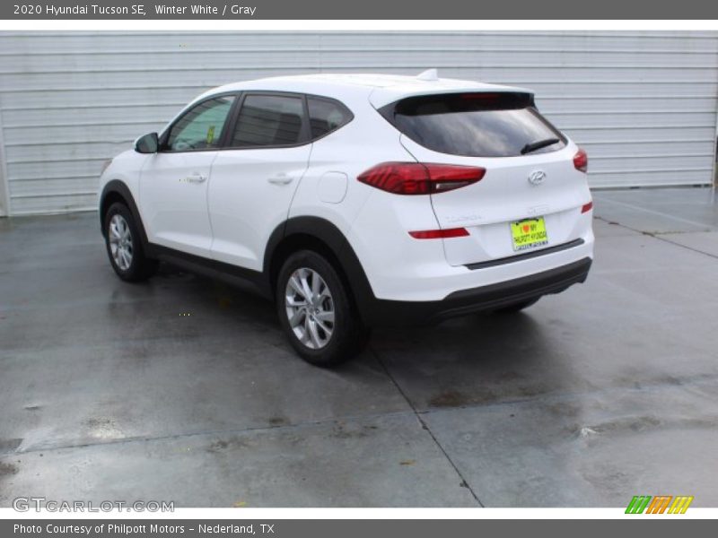 Winter White / Gray 2020 Hyundai Tucson SE