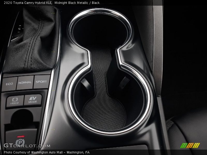 Midnight Black Metallic / Black 2020 Toyota Camry Hybrid XLE