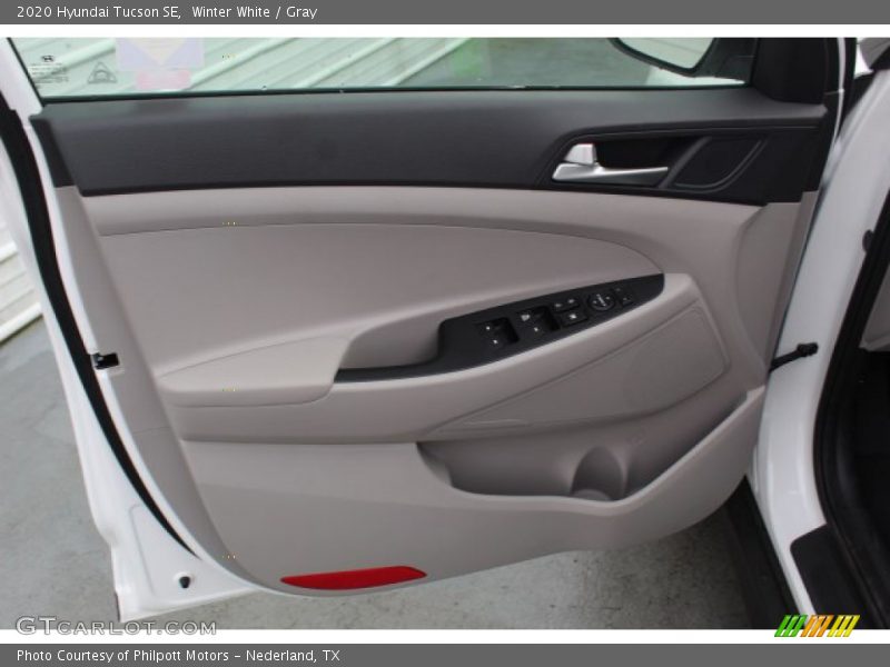 Winter White / Gray 2020 Hyundai Tucson SE